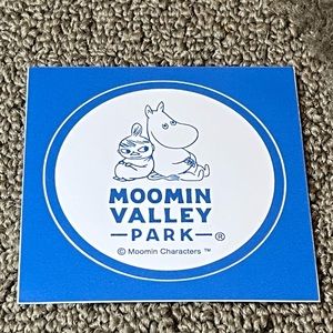 Moomin Valley Park Theme Park Japan Exclusive Sticker Official Souvenir Kawaii